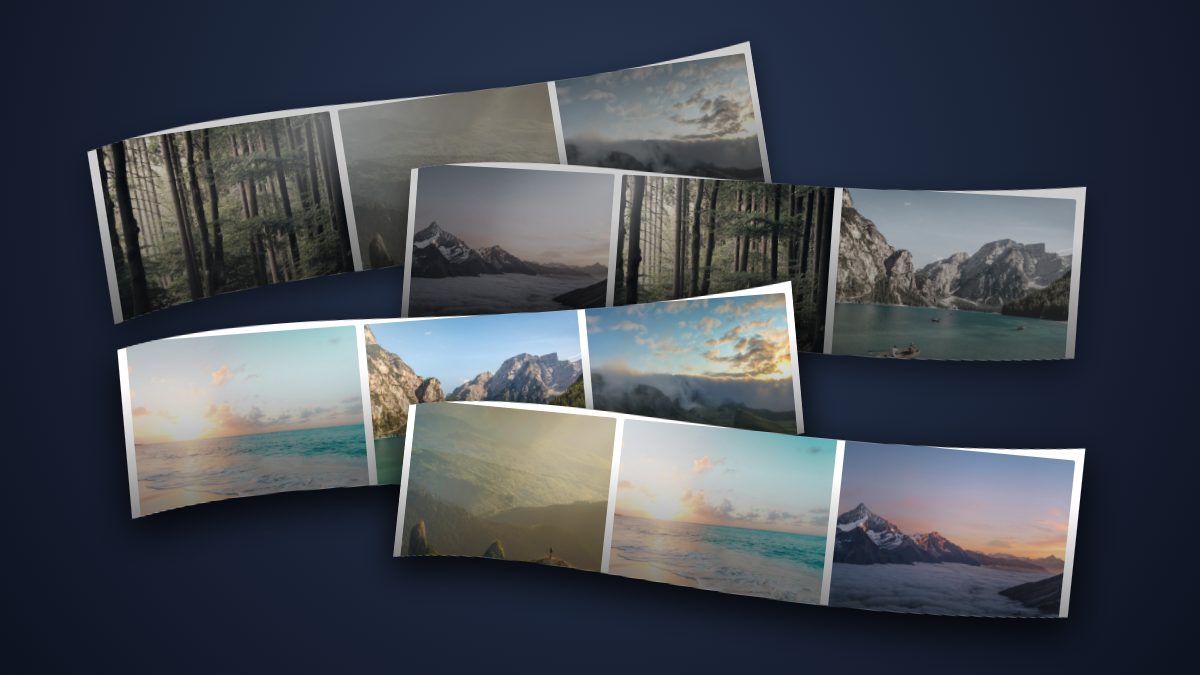 Photo Strip Effect in CSS (No Photoshop Required)