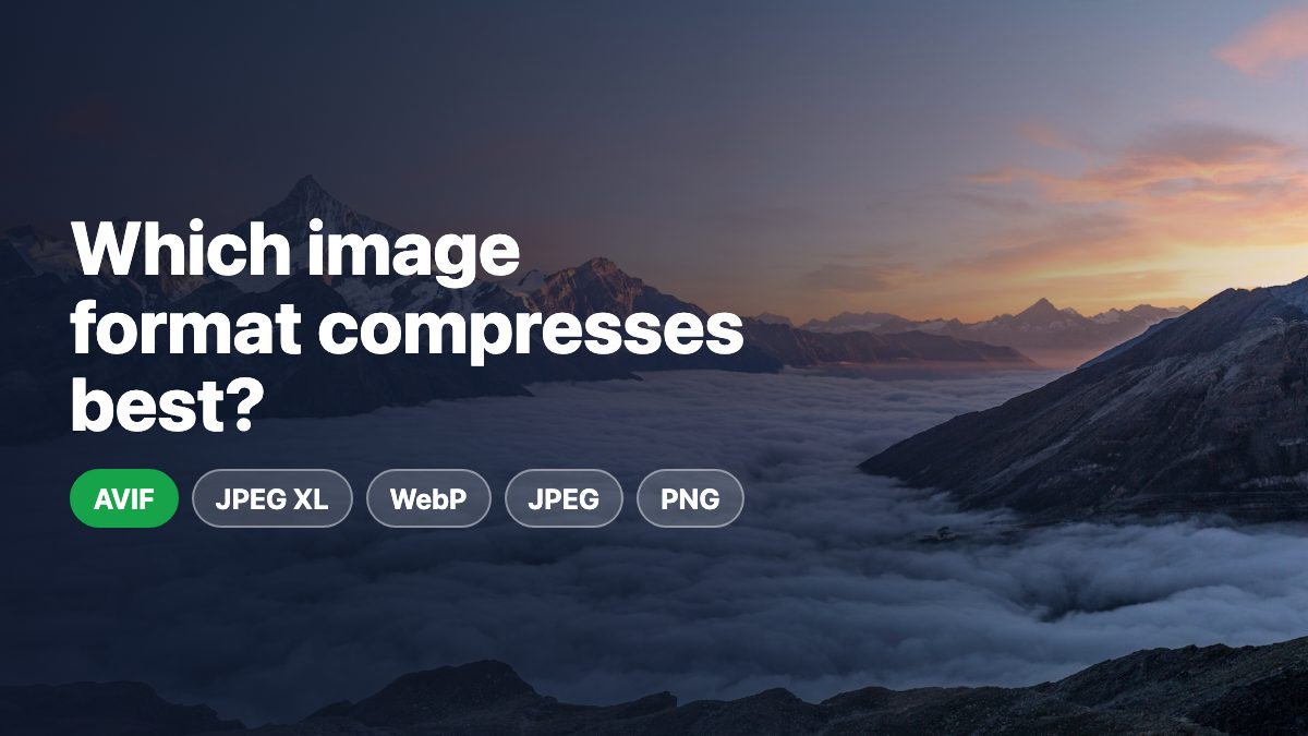 Image Compression Compared: AVIF vs WebP vs JPEG XL vs PNG